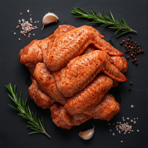 Ailes de poulet marinées au paprika