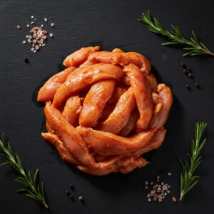 Filet de poulet en lamelle mariné sauce paprika non piquant