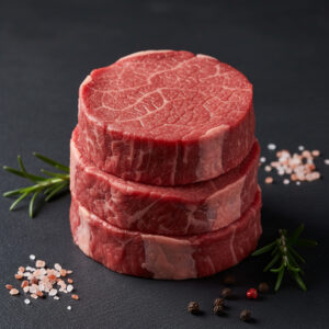 Filet de rumsteck façon tournedos