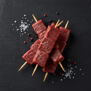 Mini brochettes de bœuf