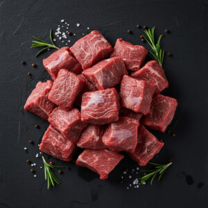 Paleron de bœuf coupé en morceau moyen