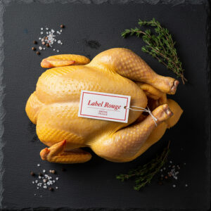 Poulet fermier label rouge