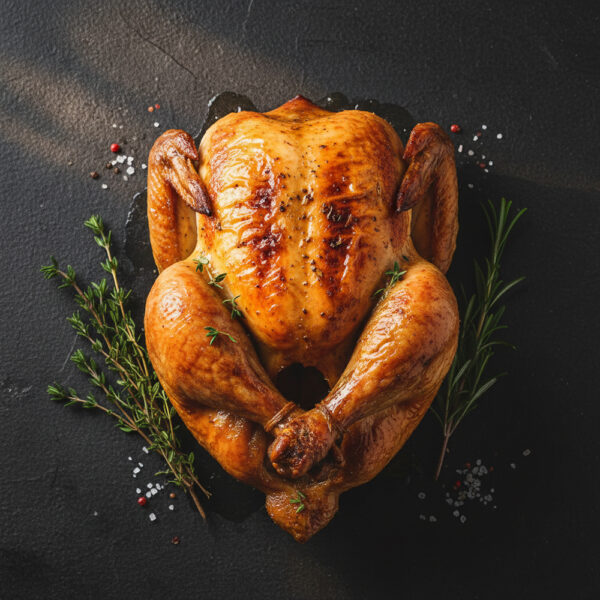 Poulet rôti de 1,2 kg avant cuisson