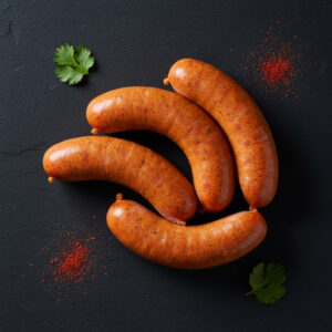 Saucisse de veau à base de la farce de veau tandouri