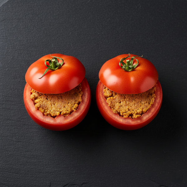 Tomates farcies à la farce de veau