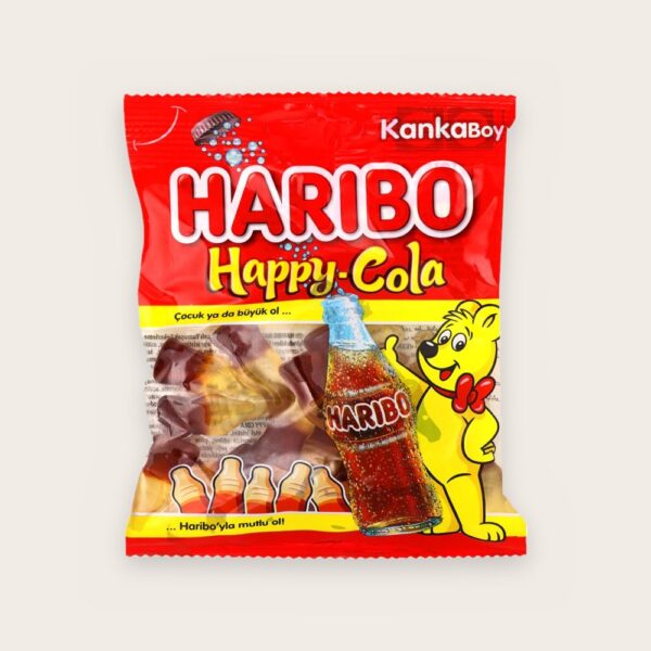 Bonbons Haribo Happy Cola halal fabriqués en Turquie