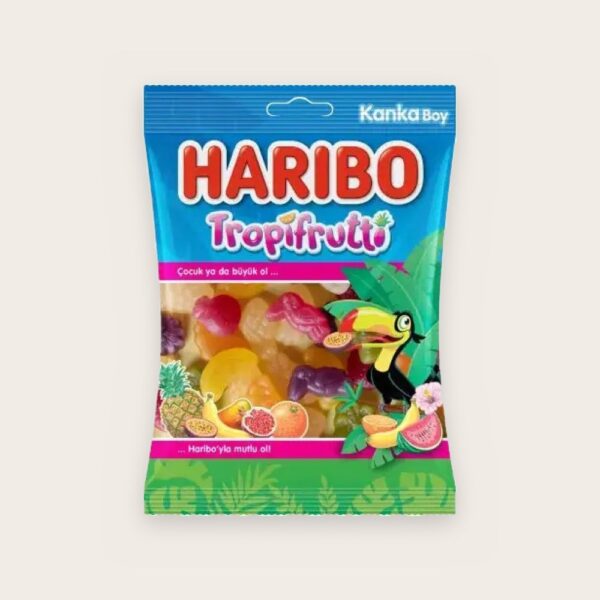 Bonbons Haribo Tropi Frutti halal fabriqués en Turquie