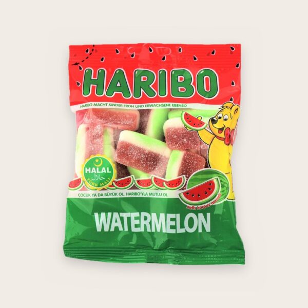Bonbons Haribo Watermelon halal fabriqués en Turquie