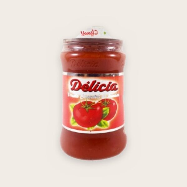 Double concentré de tomate en verre