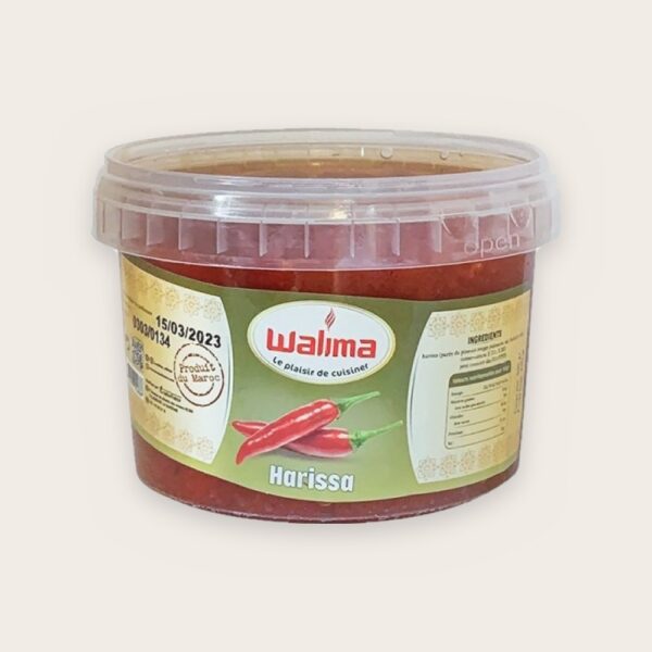 Harissa du Maroc, pot plastique 500 g