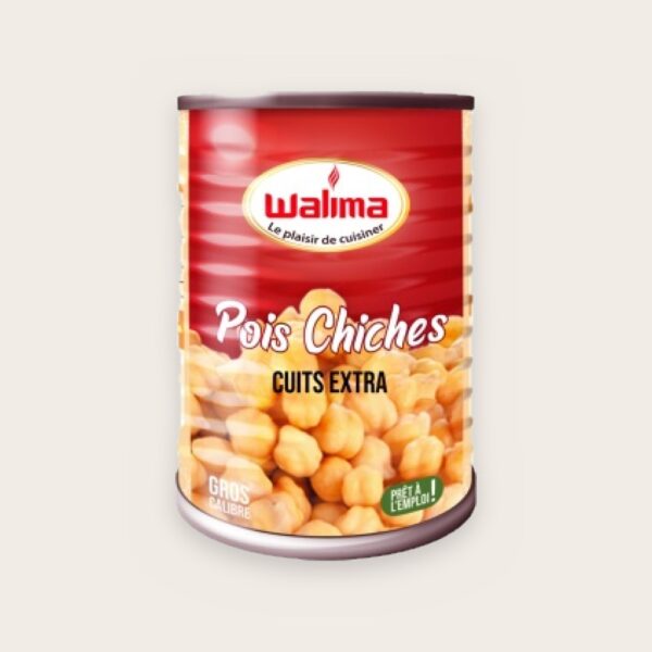 Pois chiches trempés en pot 390 g