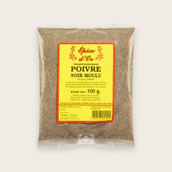 Poivre noir moulu 100 g