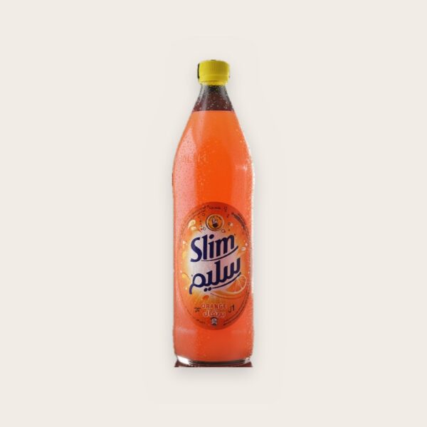 Slim orange en verre 1 litre (Algérie)