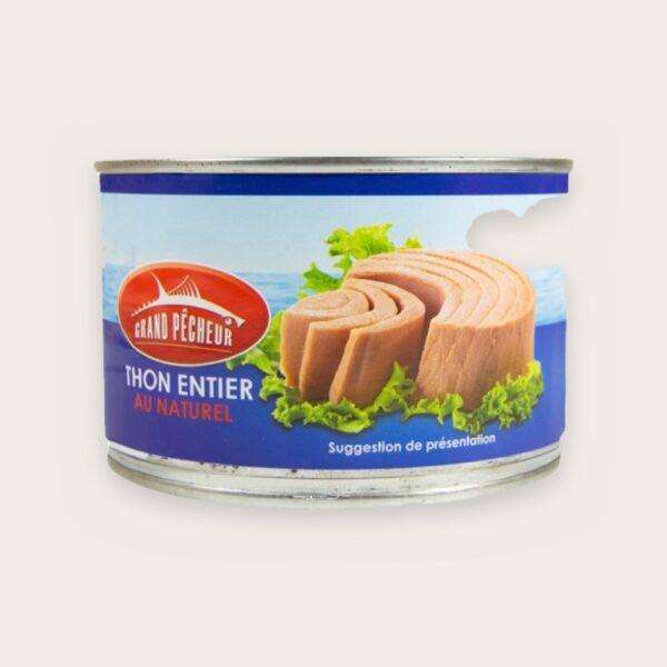 Thon entier au naturel 400 g